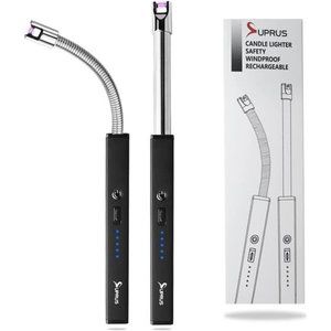 Electric Lighter Candle Lighter Rechargeable USB Arc lighters with Safety Lock